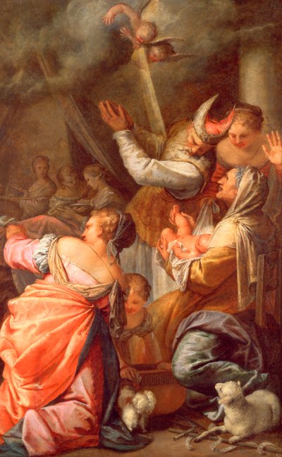 The Birth of St. John the Baptist by Pietro Liberi